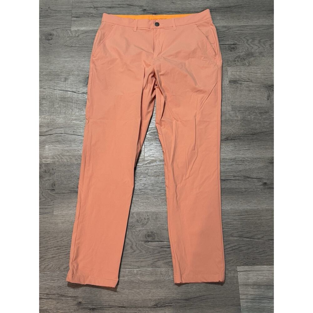 Macade Golf Concept Pants 34x32 Regular Slim Fit Coral Performance